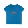 India Lotus Flower V-Neck – Women’s Fit | Sizes S–3XL | 100% Cotton