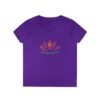 India Lotus Flower V-Neck – Women’s Fit | Sizes S–3XL | 100% Cotton