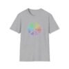 8187517738156073865_2048.jpeg Peace Sign T-Shirt – Colorful Word Art Design | Unisex Soft Cotton Tee Sizes XS to 5XL