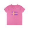 Women’s Sweden Flag V-Neck – Stylish Tee with Swedish Cities Design Sizes S to 3XL