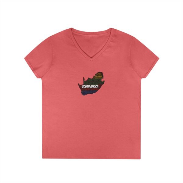 South Africa States V-Neck T-Shirt – Women's Soft-Style Tee - Sizes S to 3XL