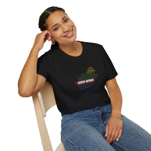 South Africa States T-Shirt – Unisex Soft-Style Tee - Sizes XS to 5X