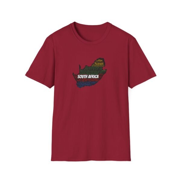 South Africa States T-Shirt – Unisex Soft-Style Tee - Sizes XS to 5X