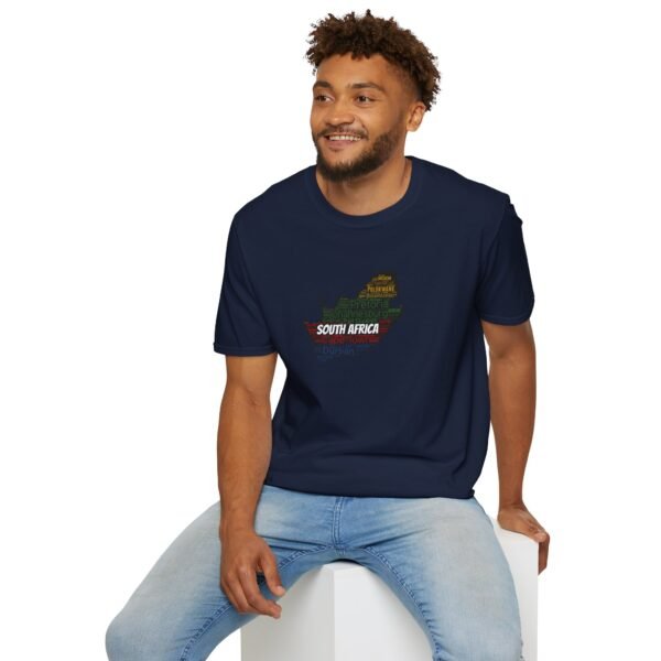South Africa States T-Shirt – Unisex Soft-Style Tee - Sizes XS to 5X