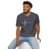 Swedish Flag City Names T-Shirt – Unisex Tee Representing Sweden Sizes XS to 5XL