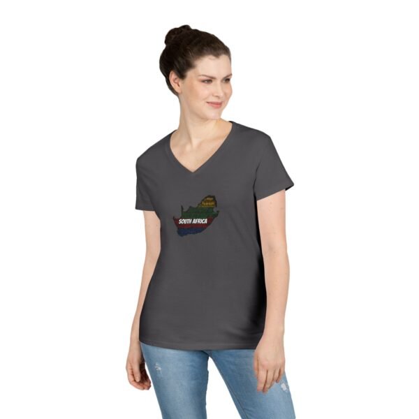 South Africa States V-Neck T-Shirt – Women's Soft-Style Tee - Sizes S to 3XL