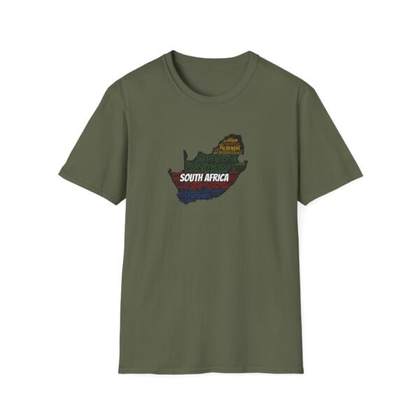 South Africa States T-Shirt – Unisex Soft-Style Tee - Sizes XS to 5X
