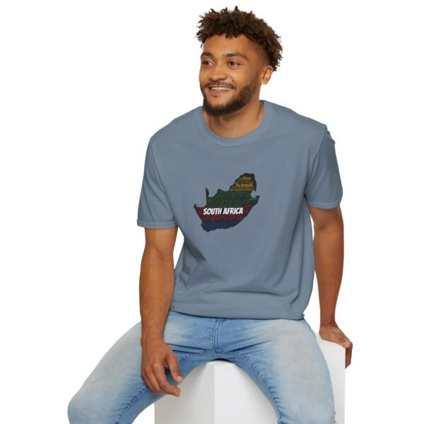 South Africa States T-Shirt – Unisex Soft-Style Tee - Sizes XS to 5X