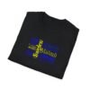 Swedish Flag City Names T-Shirt – Unisex Tee Representing Sweden Sizes XS to 5XL