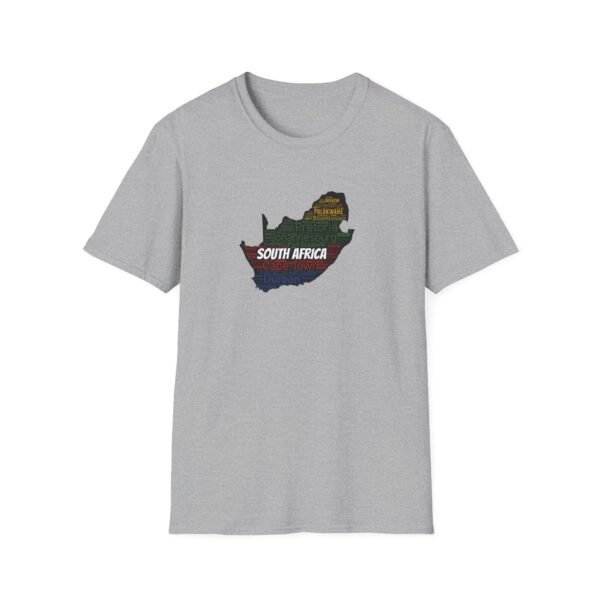South Africa States T-Shirt – Unisex Soft-Style Tee - Sizes XS to 5X