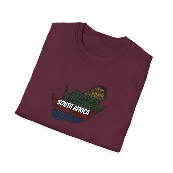 South Africa States T-Shirt – Unisex Soft-Style Tee - Sizes XS to 5X