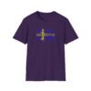 Swedish Flag City Names T-Shirt – Unisex Tee Representing Sweden Sizes XS to 5XL