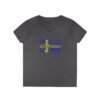 Women’s Sweden Flag V-Neck – Stylish Tee with Swedish Cities Design Sizes S to 3XL