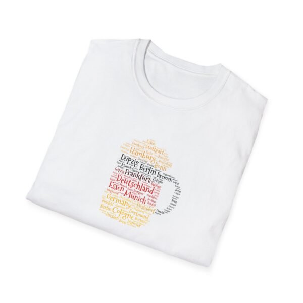 Deutschland Germany Cities Beer Stein T-Shirt – Unisex Soft-Style Tee - Sizes XS to 5XL