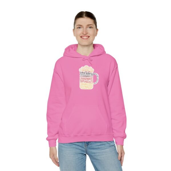 pink hoodie unisex beer stein German Cities