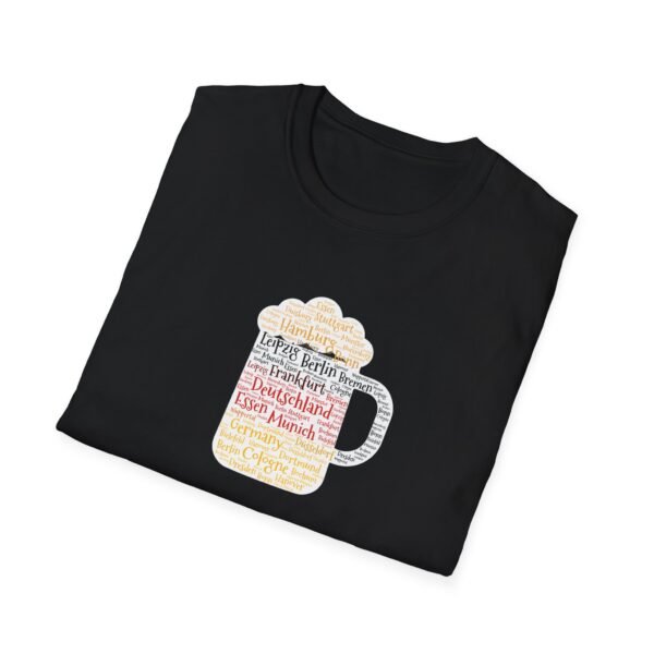 Deutschland Germany Cities Beer Stein T-Shirt – Unisex Soft-Style Tee - Sizes XS to 5XL