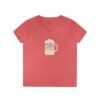 coral womens tshirt beer stein German Cities