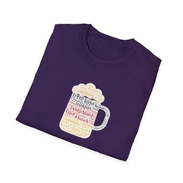 navy unisex tshirt beer stein German Cities