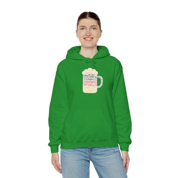 Irish green hoodie unisex beer stein German Cities
