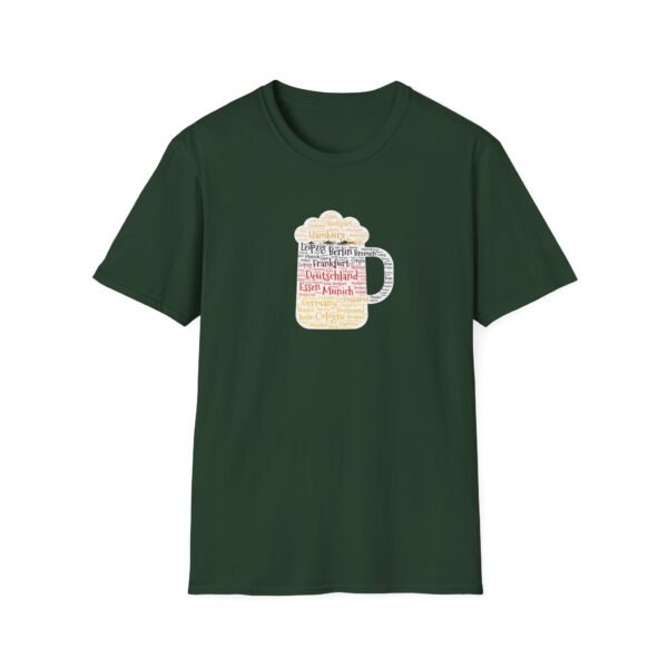 forest green unisex tshirt beer stein German Cities