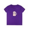 purple tshirt womens beer stein German cities