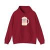 burgundy hoodie unisex beer stein German Cities
