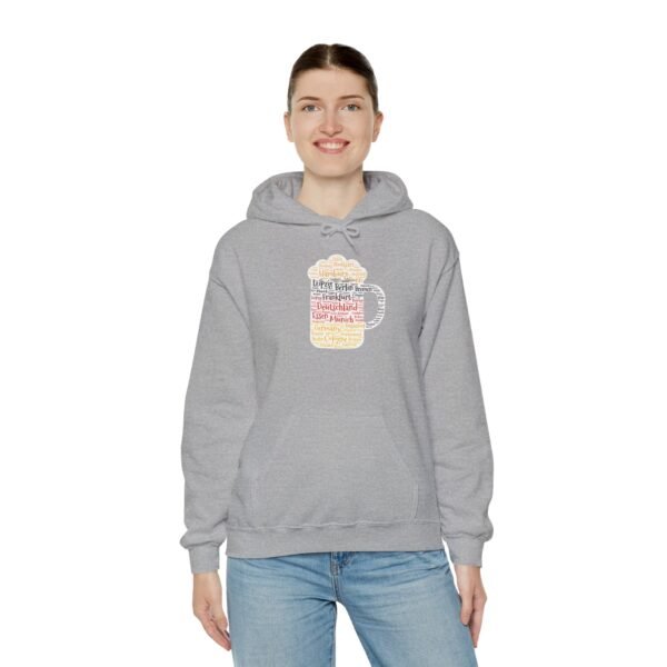 grey hoodie unisex beer stein German Cities