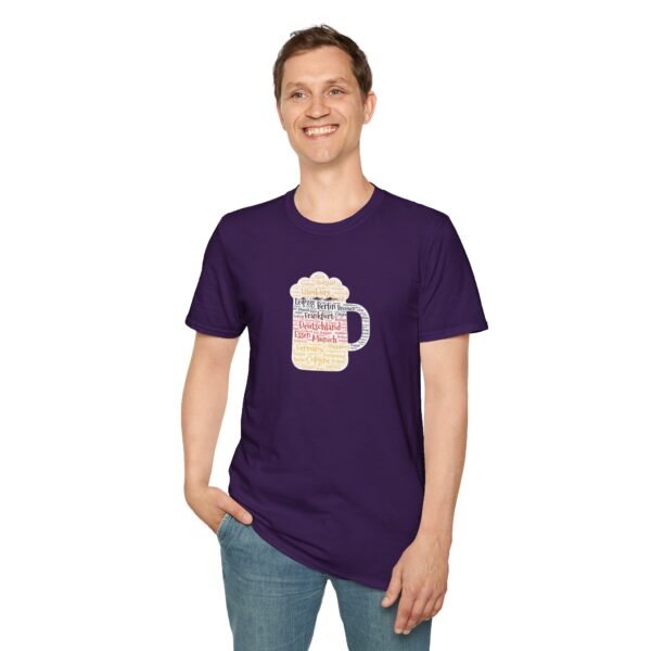 navy unisex tshirt beer stein German Cities