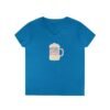 light blue womens tshirt beer stein German Cities
