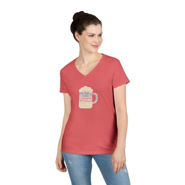 coral womens tshirt beer stein German Cities