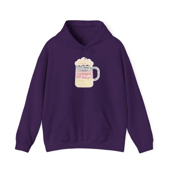 navy hoodie unisex beer stein German Cities