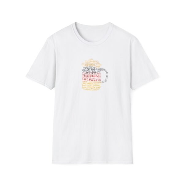 Deutschland Germany Cities Beer Stein T-Shirt – Unisex Soft-Style Tee - Sizes XS to 5XL
