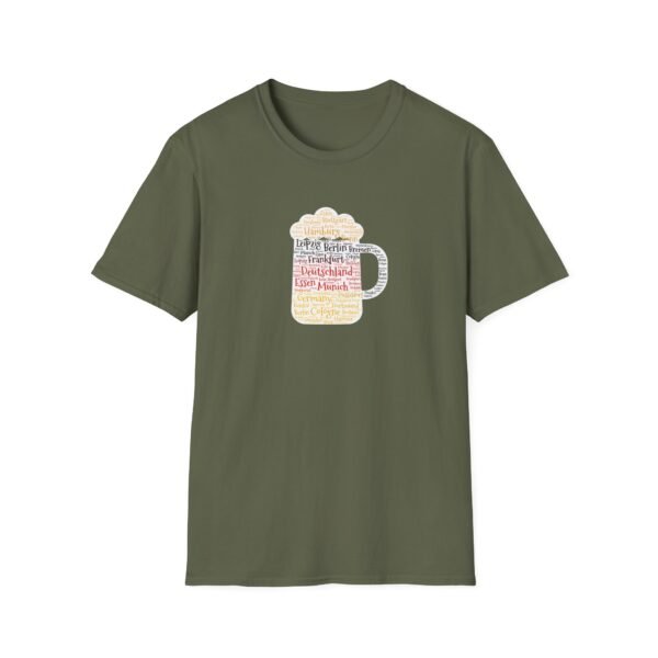 Deutschland Germany Cities Beer Stein T-Shirt – Unisex Soft-Style Tee - Sizes XS to 5XL