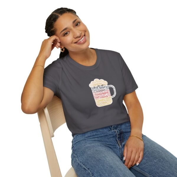Deutschland Germany Cities Beer Stein T-Shirt – Unisex Soft-Style Tee - Sizes XS to 5XL