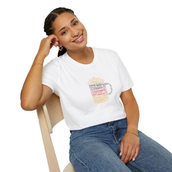 Deutschland Germany Cities Beer Stein T-Shirt – Unisex Soft-Style Tee - Sizes XS to 5XL