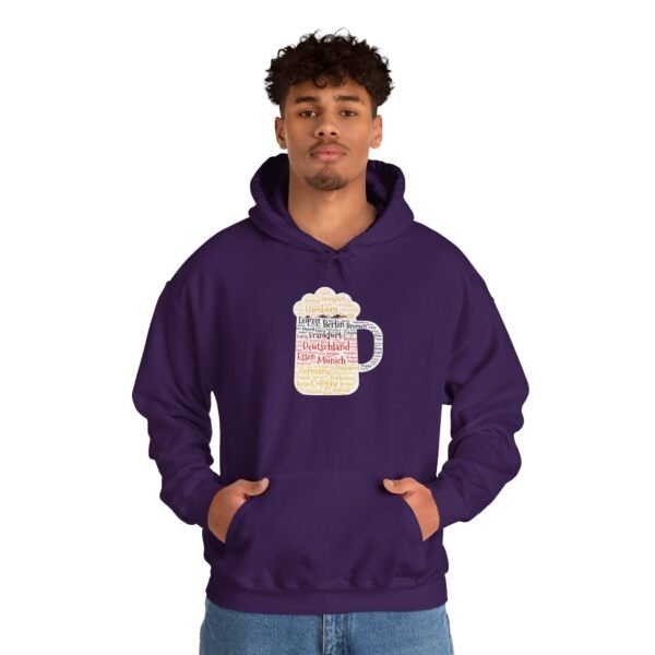 navy hoodie unisex beer stein German Cities