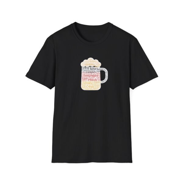 Deutschland Germany Cities Beer Stein T-Shirt – Unisex Soft-Style Tee - Sizes XS to 5XL