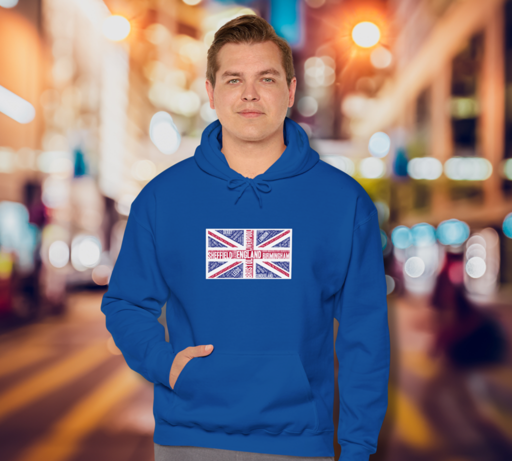 Typography hoodie shaped like Italy from Global Wear Designs – travel-inspired fashion