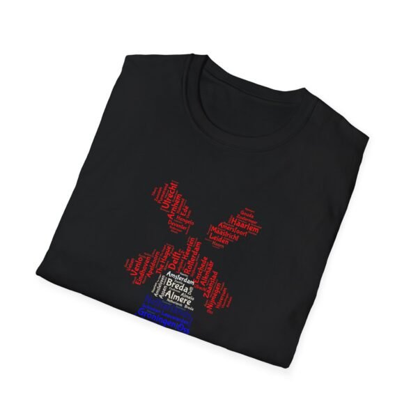 Netherlands Windmill T-Shirt  Dutch Cities Typography Tee | Unisex XS–5XL