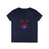 Netherlands Windmill Ladies V Neck T-Shirt – Dutch Cities Typography Tee | Unisex S–3XL