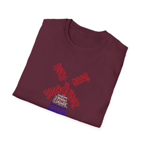 Netherlands Windmill T-Shirt  Dutch Cities Typography Tee | Unisex XS–5XL
