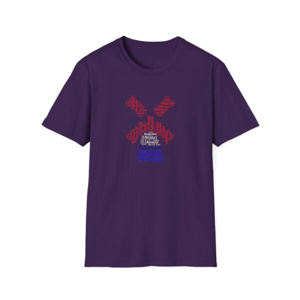 Netherlands Windmill T-Shirt  Dutch Cities Typography Tee | Unisex XS–5XL