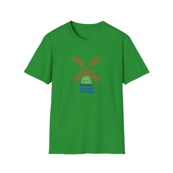 Netherlands Windmill T-Shirt  Dutch Cities Typography Tee | Unisex XS–5XL