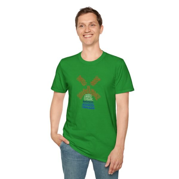 Netherlands Windmill T-Shirt  Dutch Cities Typography Tee | Unisex XS–5XL