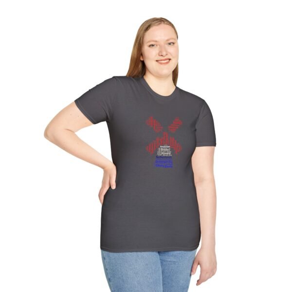 Netherlands Windmill T-Shirt  Dutch Cities Typography Tee | Unisex XS–5XL