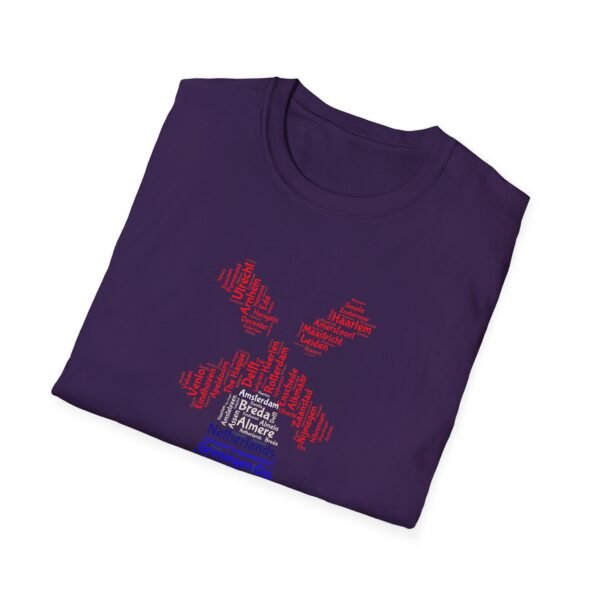 Netherlands Windmill T-Shirt  Dutch Cities Typography Tee | Unisex XS–5XL