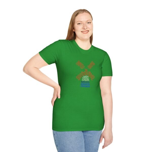 Netherlands Windmill T-Shirt  Dutch Cities Typography Tee | Unisex XS–5XL