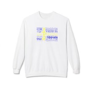 Sweden Cities Flag Sweatshirt – Unisex Fit Sizes S to 4XL
