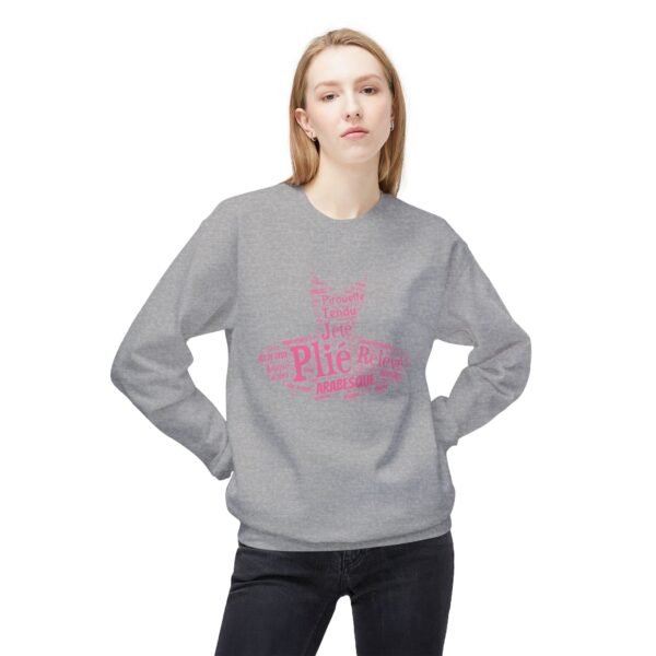 Ballet Typography Sweatshirt – Ballet Tutu Design | Unisex S–4XL