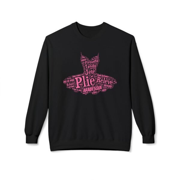 Ballet Typography Sweatshirt – Ballet Tutu Design | Unisex S–4XL